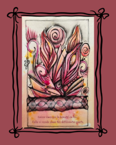 Oracle zentangle, zia intuition, créativité,