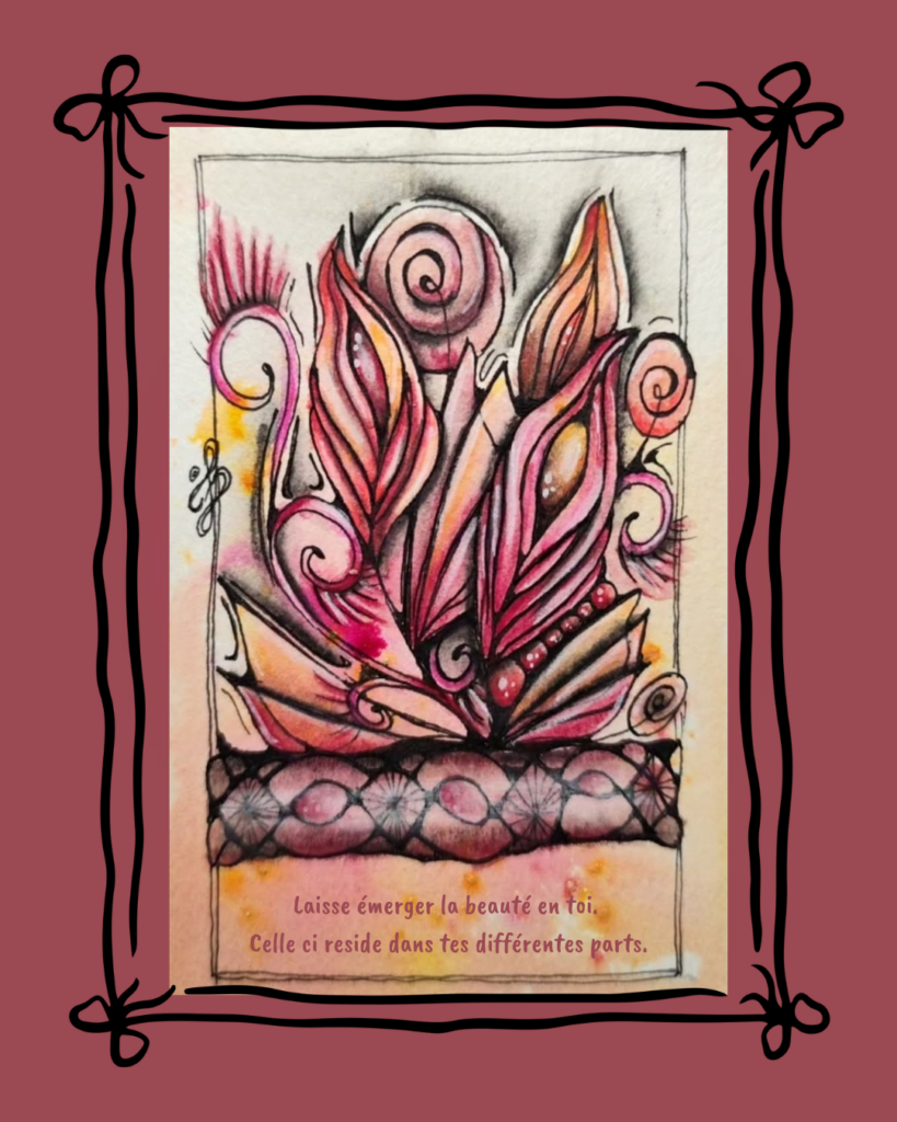 Oracle zentangle, zia intuition, créativité,