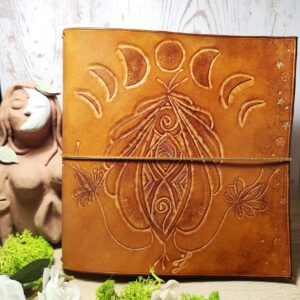 Carnet en cuir Gaïa